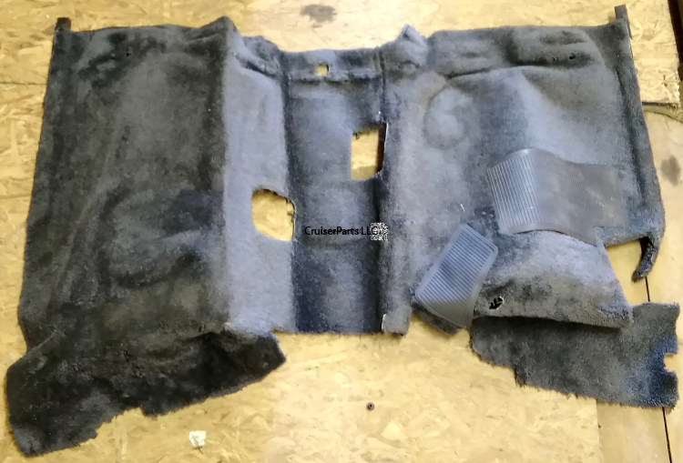 Front Floor Carpet (Shadow Gray, Shag) 10.1985 - 08.1990