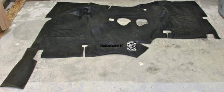 Front Floor Mat With Slight PTO Hole Damage 75-78