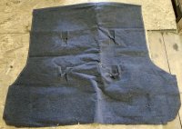 3rd Seat Rear Floor Carpet (Bluish Gray)