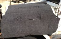 Cargo Carpet W/3rd Row Grey 91-92