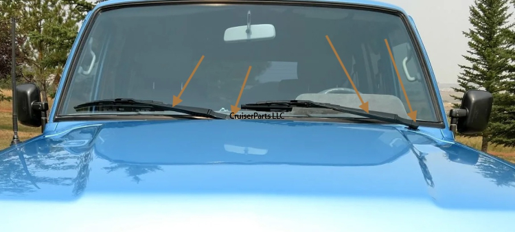 FJ60 FJ62 Windshield Wiper Arm Upgrade Kit Modern Wipers