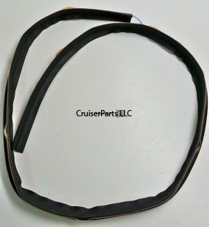 Rear Door Fender Flare Seal Black 1991-1997