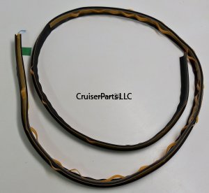 Rear Quarter Fender Flare Seal White 1991-1997