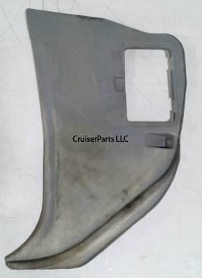 Left Cowl Side Trim for 70 Series Gray