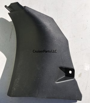 Right Side Cowl Trim Board for 15-21 Toyota Hilux, Black