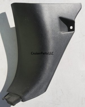 Left Side Cowl Trim Board for 15-21 Toyota Hilux, Black