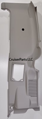 Right Center Pillar Garnish for 99-16 79 Series, Gray