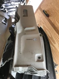 Left Corner Pillar Garnish 79 Series Land Cruiser