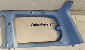 Upper Left Cargo Interior Panel for 98-02 100 Series Gray