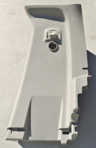 Upper Right C Pillar Garnish for 2015-2021 Toyota Hilux, Gray