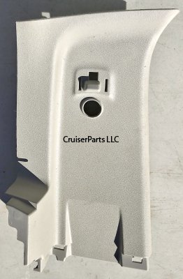 Upper Left C Pillar Garnish for 2015-2021 Toyota Hilux, Gray