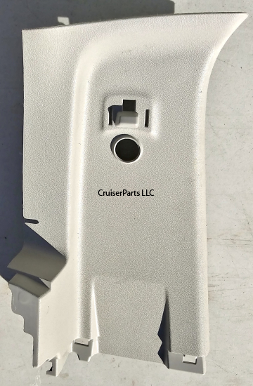 Upper Left C Pillar Garnish for 2015-2021 Toyota Hilux, Gray