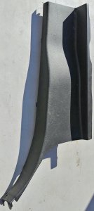 Lower Right C Pillar Garnish for 15-21 Toyota Hilux, Black