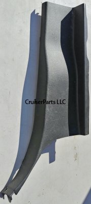 Lower Right C Pillar Garnish for 15-21 Toyota Hilux, Black