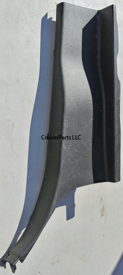 Lower Right C Pillar Garnish for 15-21 Toyota Hilux, Black
