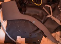 C Pillar Lower Side Garnish Panel Gray 75 76 77 78 79 series