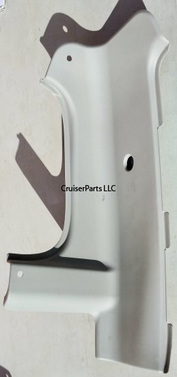 Upper Left C Pillar Garnish for 12-Current DCB 79 Series, Gray