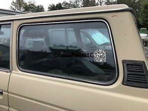 Quarter Panel Cargo window Glass 81-90 60 and 62 Series - Used