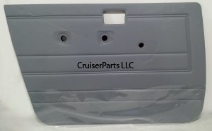 Front Left Door Panel for 1990-Current 70 Series Gray