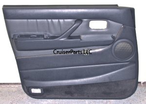 Front Door Panel Grey Leather 93-94 LEFT