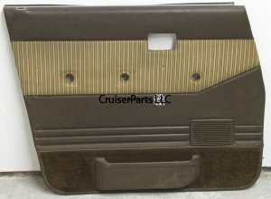 Front Left or Right Inner Door Panel Brown/Gray 81-90 60 Series