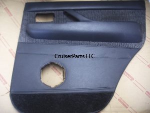 Right Rear Door Panel in Grey/Blue 91-92
