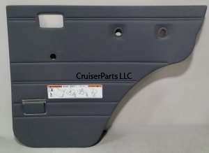 Rear Right Door Panel for 1990-Current 70 Series Gray