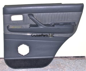 Right Rear Door Panel Gray Leather 1995-1997