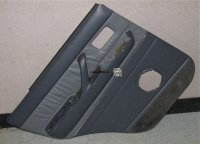 Rear Door Trim Panel Left Gray Leather 93-97