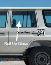 Left Rear Door Roll up Glass 75 76 77 78 79 series