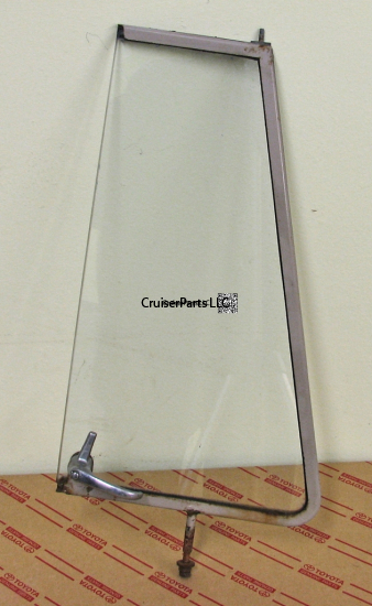 FJ40 Left Front Vent Window Glass & Surround 68-74