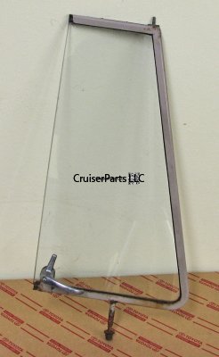 FJ40 Left Front Vent Window Glass & Surround 68-74