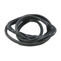 Rear hatch liftgate glass rubber 91-97 for Chrome