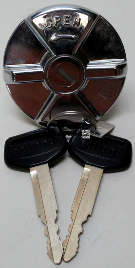 Fuel Filler Lid Cylinder & Key Set