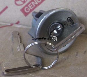 Ignition Cylinder, And Key Set 9/72-10/84 no locking column