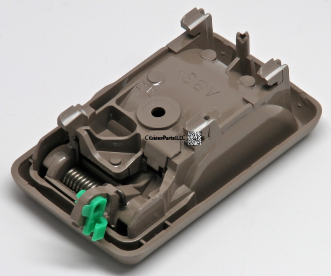 Modal Additional Images for Front Left Door Inner Handle 1985+ 70 series Tan Brown