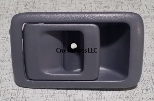 Front Left Door Inner Handle for 1985+ 70 Series Gray