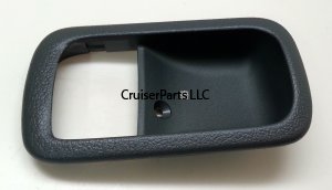 Gray Right front inner door handle bezel 1991-1997 80 Series