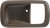 Right Inner Door Handle Bezel In Brown 95-97