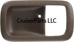 Right Inner Door Handle Bezel In Brown 95-97