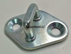 Front Door Lock Striker Plate 40- And 55-Series 75 and Newer