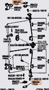 Ambulance Door Lock Striker Shim for Early to 84 40 Series