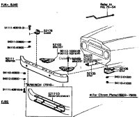 Front Bumper, Caps and Hardware