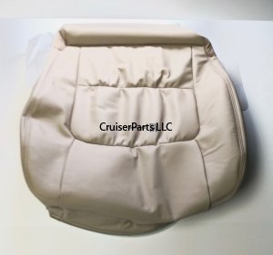 Front Left Bottom Ivory Leather Cover for 98-02 100 Series