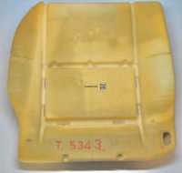 RH Front Seat Cushion Pad for 07 to Now 70 Series Cruisers