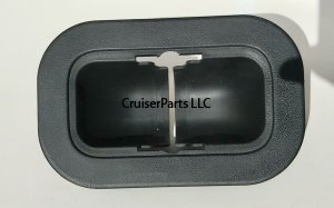 2nd Row Right Seat Protector No.2 200 Series, Black