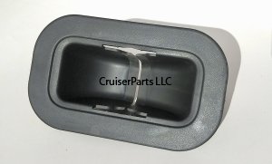 2nd Row Left Seat Protector No.2 200 Series, Black