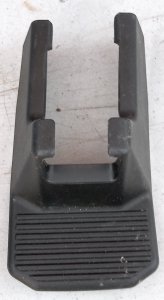 Front Left Seat Rear Outer Seat Track Cover, Black