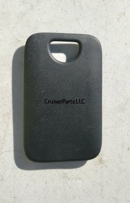 Right 3rd Row Seat Cushion Lock Cover 12-21 200 Series, Black