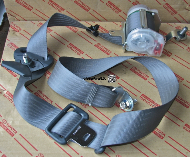 Front Seat Belt Right Grey for 81-90 60 and 62 Series